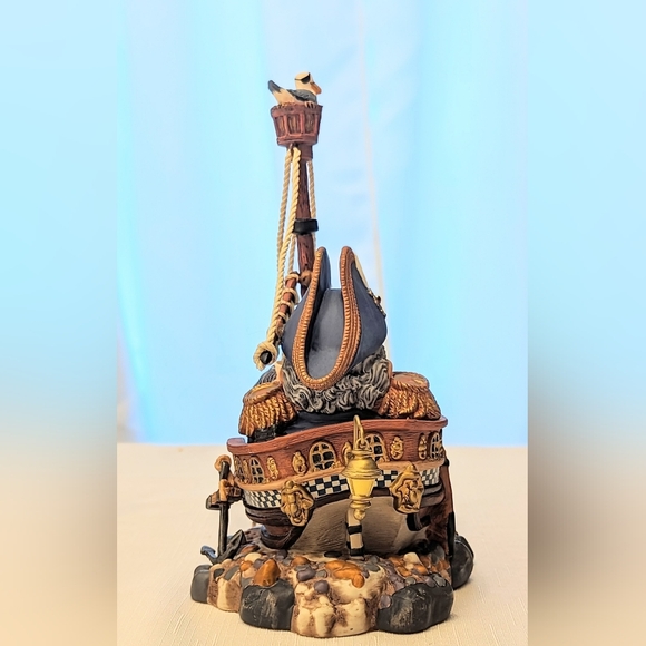 James Christensen Greenwich Workshop Waiting for the Tide Boat Ship Art Figurine - Picture 4 of 9